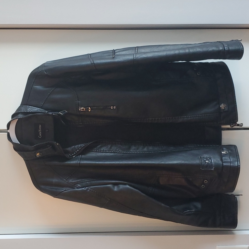 Men's Faux Leather Jacket